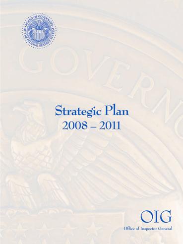 Strategic Plan 2008-2011