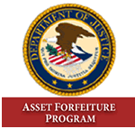 DOJ and Asset Forfeiture Logo