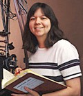 Deborah Jin in her laboratory at JILA