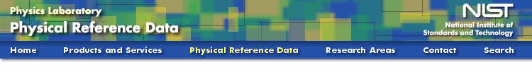 Physical Reference Data