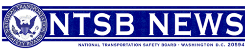 NTSB Press Release graphic banner