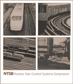 Positive Train Control Systems Symposium logo.