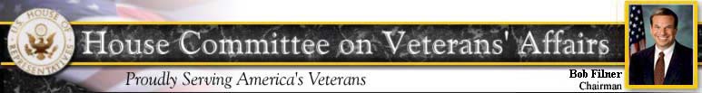 House Committee on Veterans' Affairs Banner. Click here for our home page.
