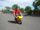 photo of a pocket bike and rider