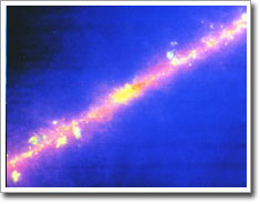 image showing central portion of our galaxy