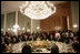 President George W. Bush and Mrs. Laura Bush attend the State Dinner in their honor with with the President of Paksitan, Saturday, March 4, 2006 in Islamabad, Pakistan.