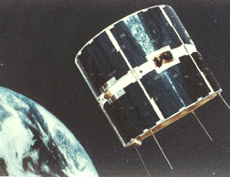 artist concept of COS-B in orbit