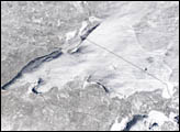 Ice Covers the Great Lakes