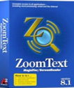 ZoomText software box