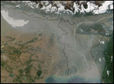 Thick Haze Over Northern India
