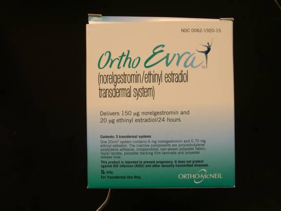 Packaging for Authentic Ortho Evra Transdermal Contraceptive Patch