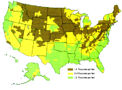 Regional radon