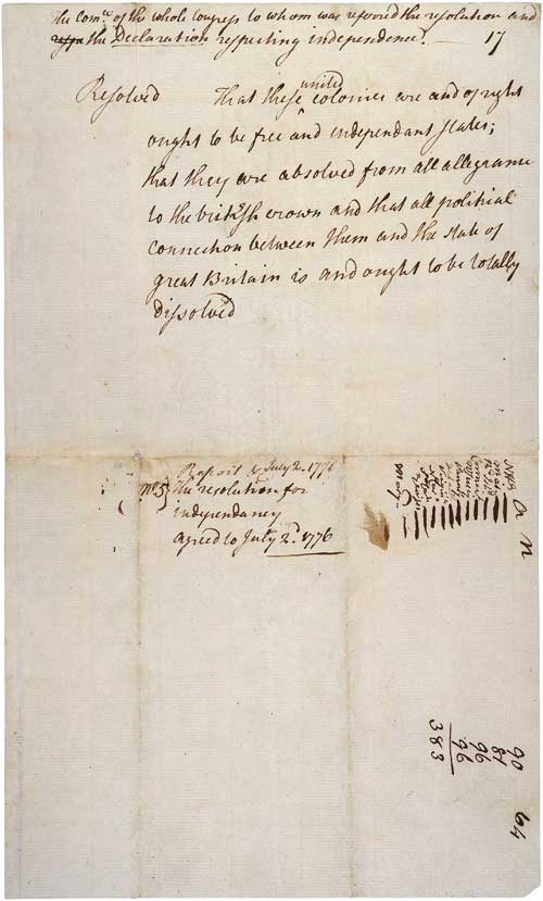 Lee Resolution (1776)