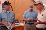 Foremer Atlanta IC Joe Ferguson (right) briefing Interior Secretary Dirk Kempthorne in Idaho.