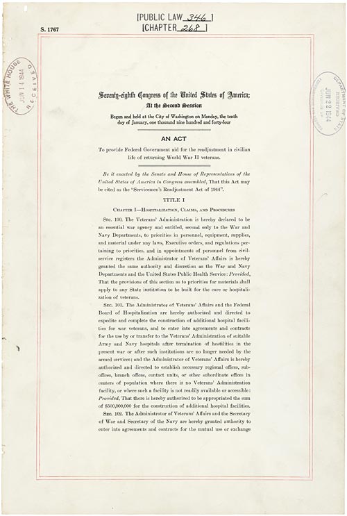 Servicemen's Readjustment Act (1944)