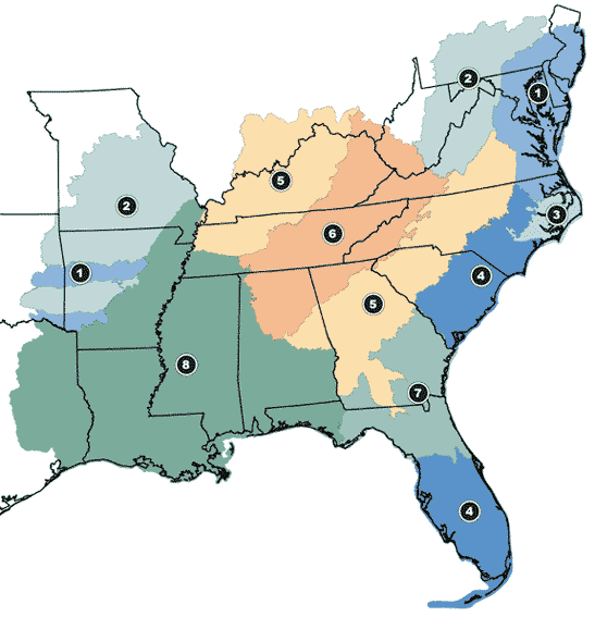 South Carolina Hazard Map