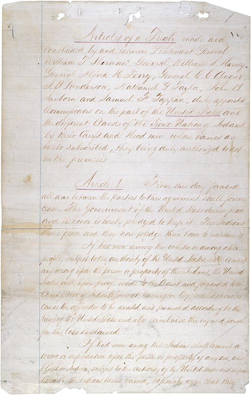 Treaty of Fort Laramie (1868)