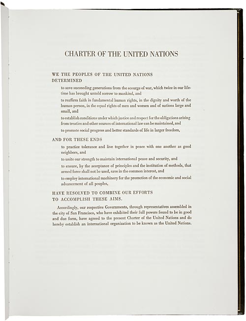 United Nations Charter (1945)