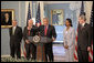 President George W. Bush addresses the media from the U.S. State Department after a series of meetings today discussing America's foreign policy Monday, August, 14, 2006. "Friday's U.N. Security Council resolution on Lebanon is an important step forward that will help bring an end to the violence," said the President. "The resolution calls for a robust international force to deploy to the southern part of the country to help Lebanon's legitimate armed forces restore the sovereignty of its democratic government over all Lebanese territory." White House photo by Eric Draper