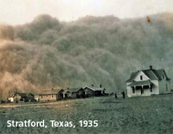 dust in Stratford, Texas 1935