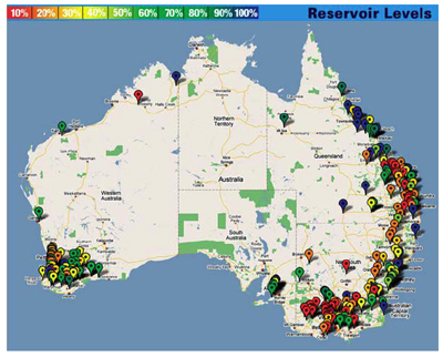 Australia water data