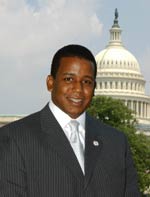 Rep. Meek with the U.S. Capitol in the background