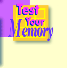 Test Your Memory