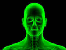 green human body