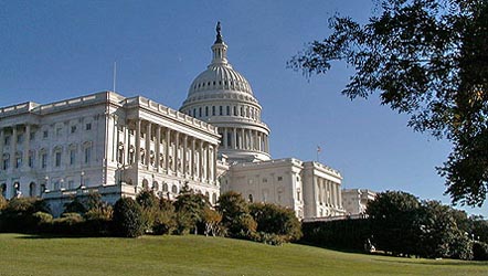 Capitol Building three-quarter view