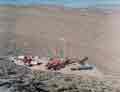 View of the LM-300 drill rig at the base of Yucca Mountain in January 1994.