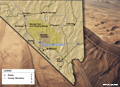 Location of Yucca Mountain, Nevada.