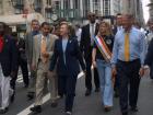Rep. Israel marches in the Labor Day Parade alongside Sen. Clinton, Gov. Paterson and labor leaders. 9/6/08