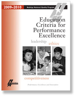 Education Criteria Cover links to PDF file.