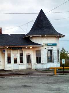The old Sturtevant train depot