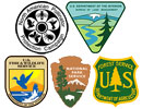 Logos of website partners: North American Pollinator Protection Campaign, Bureau of Land Management, U.S. Fish and Wildlife Service, National Park Service, and USDA Forest Service.