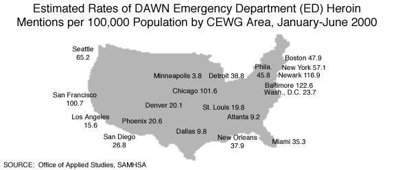 Heroin Trends Map