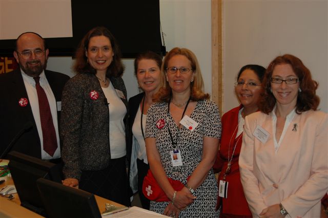 NYMC Health Literacy Conference Participants (left to right): Frank Baker, Penny Liberatos, Diana Cunningham, Amy Ansehl, Padmini Murthy, Sabrina Kurtz-Rossi