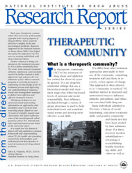 Therapeutic Community Research Report Cover