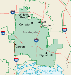 map of the 37th district of California