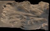 Oblique View with Altimetry of Valles Marineris