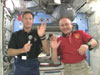 Astronauts Chris Ferguson and Mike Fincke
