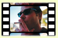 film clip of smoker
