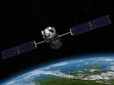 artist concept of Orbiting Carbon Observatory