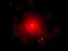 This image merges Swift optical and Xray views of GRB 080607.