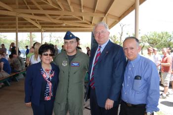 Randy celebrates 50 year anniversary of the 317th airlift group