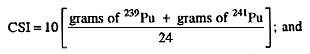 Equation where the value of CSI equals 10