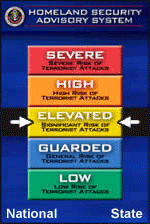 Current State and Federal threat levels