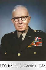 LTG Ralph J. Canine, USA