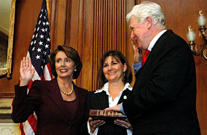 Congressman Moran is sworn in for the 110th Congress.