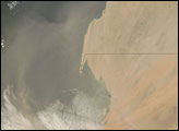 Dust Plume off the West Coast of Africa